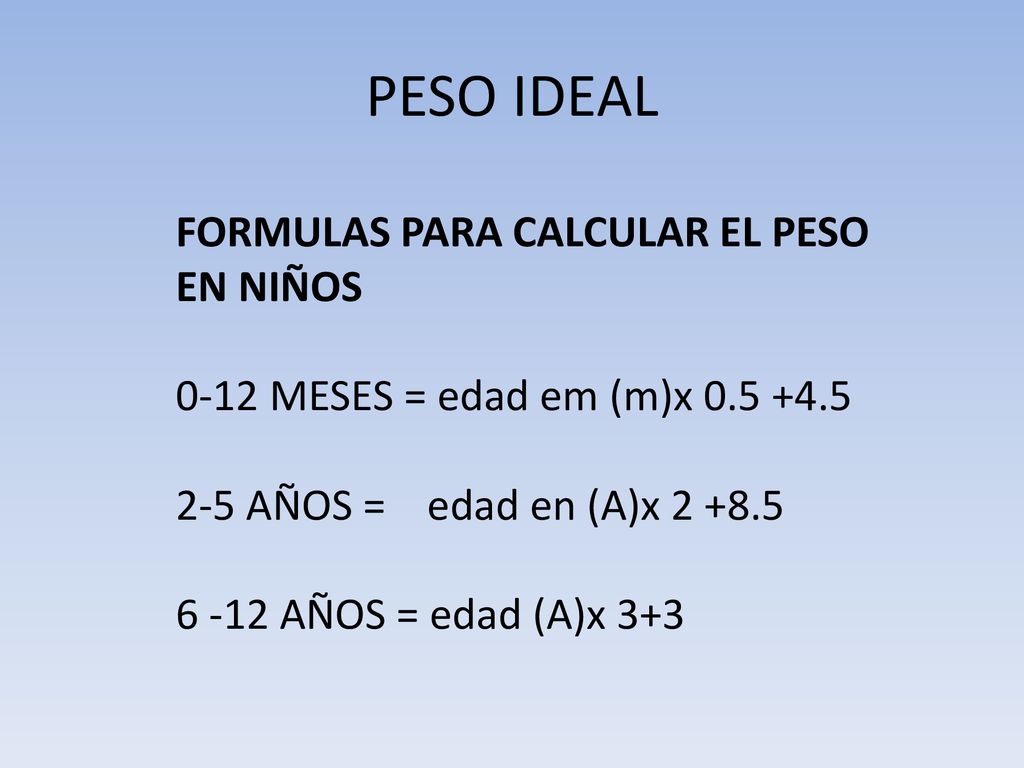 Anos nino de peso ideal 5